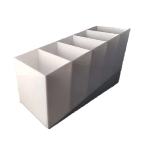 Cubeta para Check In (Sin Logo), 5 Ranuras, Blanco